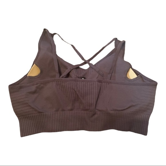 WOMEN'S Best Wear POWER SEAMLESS SPORTS BRA - charcoal gray - Picture 5 of 12